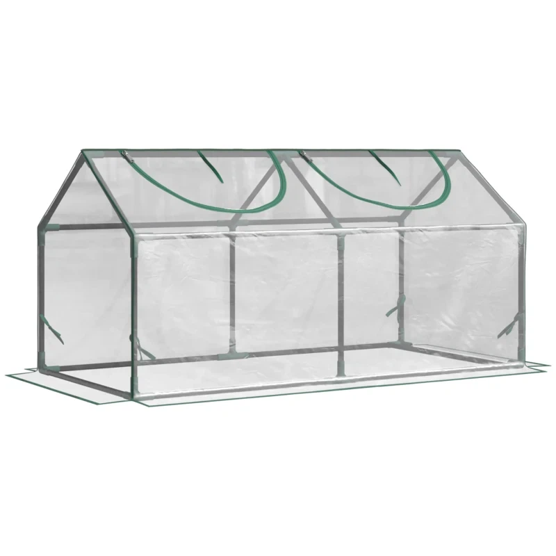 Mini Greenhouse Portable Veġetali Flower Planter