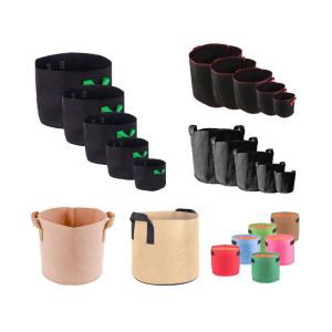 Customizable Bejgħ bl-ingrossa Feltru Tessili Grow Bags